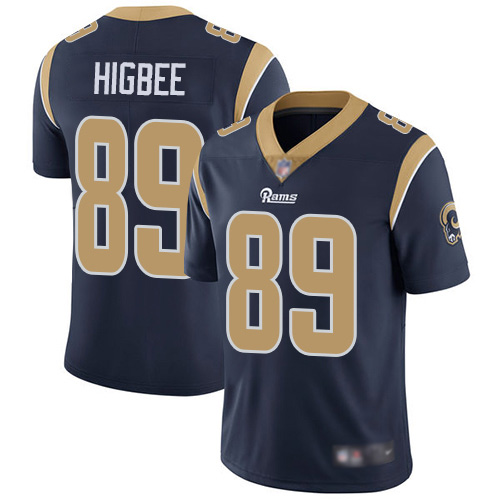 Los Angeles Rams Limited Navy Blue Men Tyler Higbee Home Jersey NFL Football #89 Vapor Untouchable->youth nfl jersey->Youth Jersey